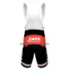 Set Fietsshirt + Korte Koersbroek 2023 Lotto Dstny Nederlands Kampioenschap Rood Blauw Wit